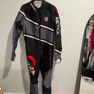 Men’s Arctica Black and Gray Ski Suit